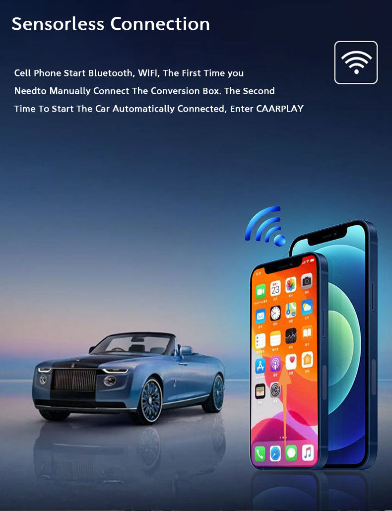 Wireless CarPlay Adapter – Fast, Stable & Compatible Plug-and-Play Converter for iPhone Cars