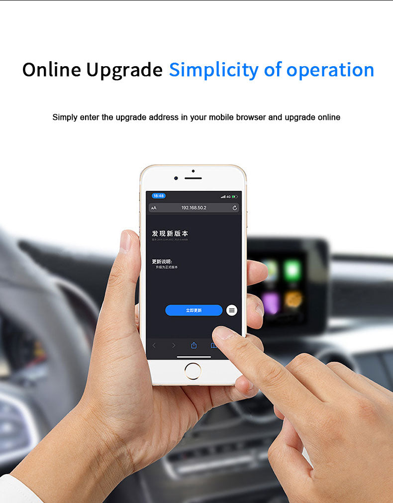 Wireless CarPlay Adapter – Fast, Stable & Compatible Plug-and-Play Converter for iPhone Cars