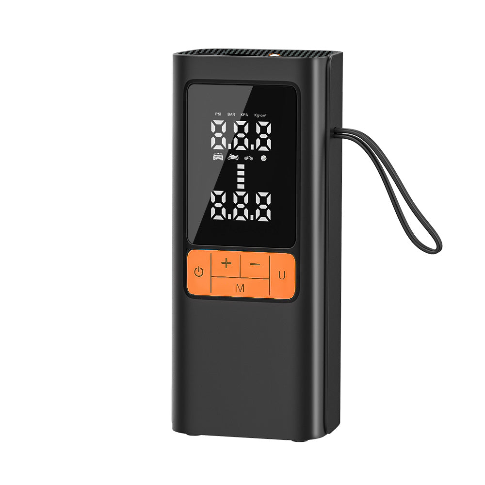 Portable Smart Tire Inflator MU-002 – 150PSI, Digital Display, USB-C Rechargeable, 4 Modes